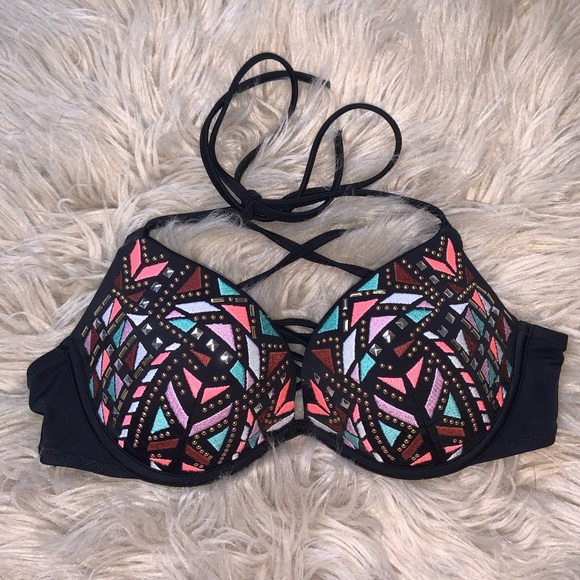 Shade & Shore Other - Shade & Short Strappy Tie Back Bikini Top